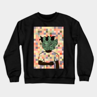 389 - Unique Pixel Art NFT: Uncover the Mystique of 389 on TeePublic Crewneck Sweatshirt